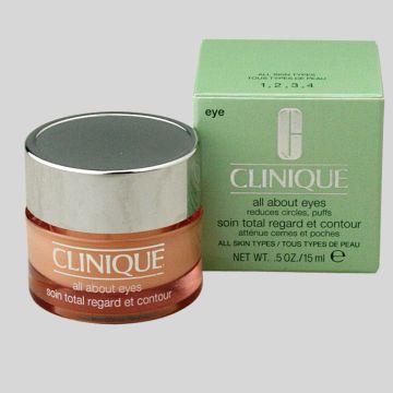 Clinique All About Eyes krem pod oczy przeciw obrzękom i cieniom 15ml