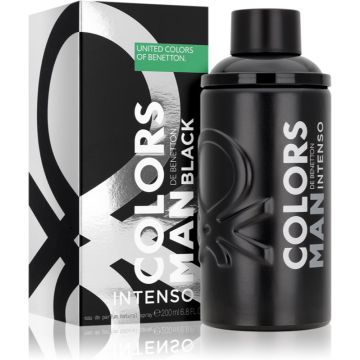 Benetton Colors de Benetton Man Black Intenso woda toaletowa 200ml dla Panów