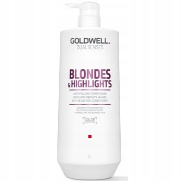Goldwell Dualsenses Blondes & Highlights odżywka do blond włosów neutralizujący żółtawe odcienie 1000ml