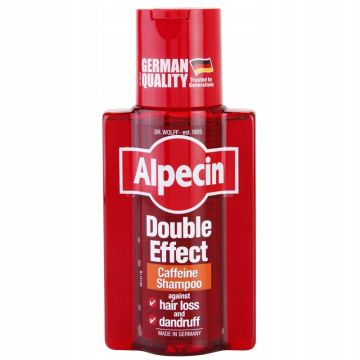 Alpecin Double Effect szampon kofeinowy przeciw łupieżowi i wypadaniu włosów (Against Hair Loss and Dandruff)  200ml