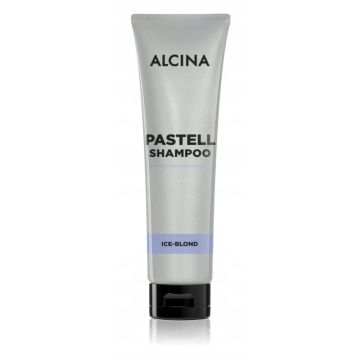 Alcina Pastell orzeźwiający szampon do włosów rozjaśnionych, z pasemkami w odcieniu chłodnego blondu 150ml 