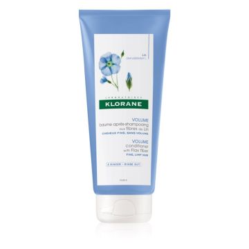 Klorane Flax Fiber odżywka do włosów cienkich i delikatnych 200ml 