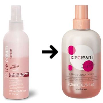 Inebrya Keratin 2-fazowa odżywka bez spłukiwania z keratyną 200ml