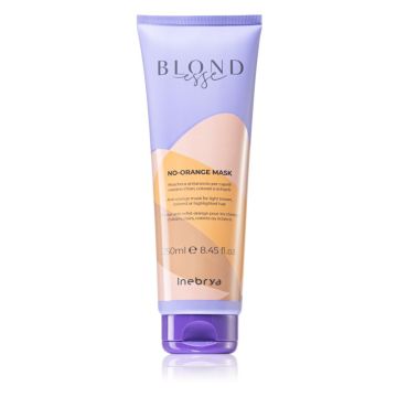 Inebrya BLONDesse No-Orange Mask maska do włosów neutralizująca rude odcienie 250ml 