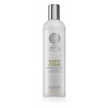 Natura Siberica Siberie Blanche White Cedar odżywka nadająca objętość do wszystkich rodzajów włosów 400ml