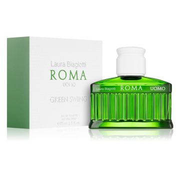 Laura Biagiotti Roma Uomo Green Swing woda toaletowa 75ml dla Panów