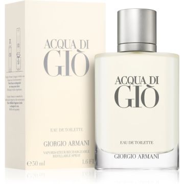 Giorgio Armani Acqua Di Gio Woda toaletowa napełnialny 50ml dla Panów