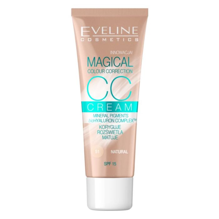 Eveline Cosmetics Magical Colour Correction krem CC SPF 15 odcień 51 Natural 30 ml