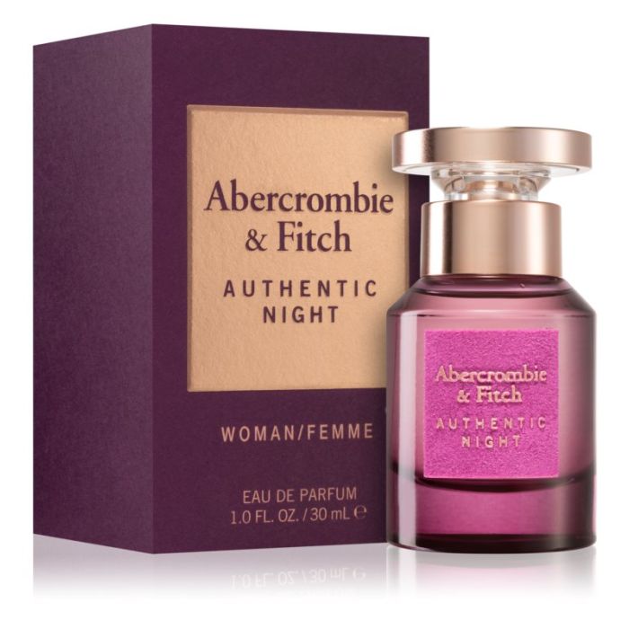 Abercrombie & Fitch Authentic Night woda perfumowana 30ml dla Pań