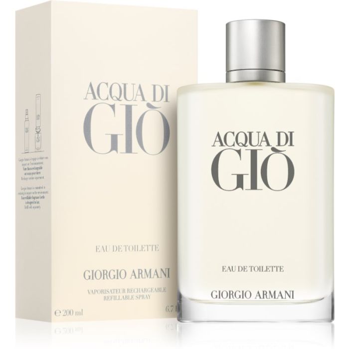 Giorgio Armani Acqua Di Gio Woda toaletowa napełnialny 200ml dla Panów