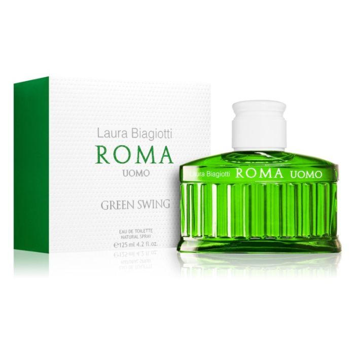Laura Biagiotti Roma Uomo Green Swing woda toaletowa 125ml dla Panów