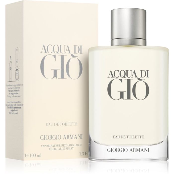 Giorgio Armani Acqua Di Gio Woda toaletowa napełnialny 100ml dla Panów