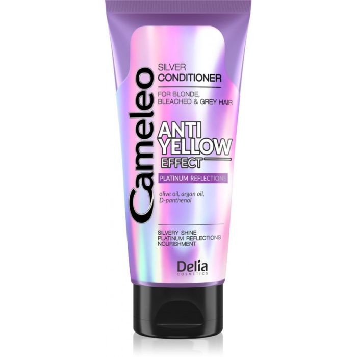 Delia Cosmetics Cameleo Silver odżywka do włosów blond i siwych neutralizujący żółtawe odcienie 200ml