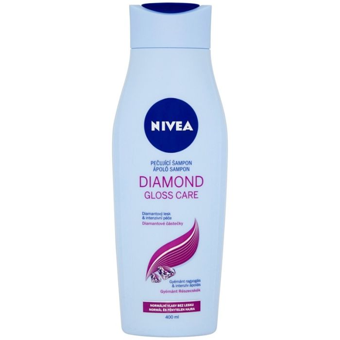 Nivea Diamond Gloss szampon do włosów osłabionych, bez połysku (Diamond Gloss Care)  400ml
