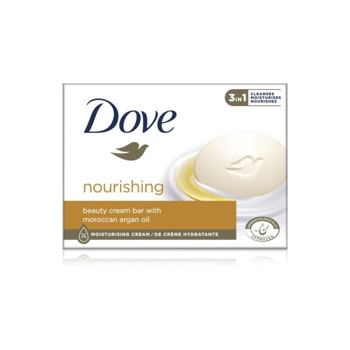 Dove Cream Oil mydło w kostce z olejkiem arganowym 90g
