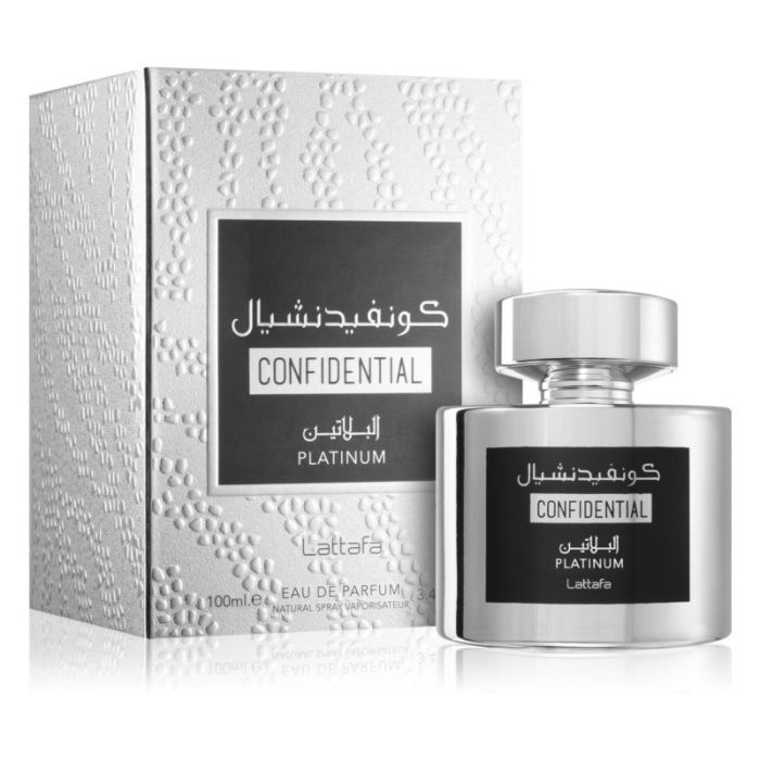 Lattafa Confidential Platinum woda perfumowana 100ml unisex