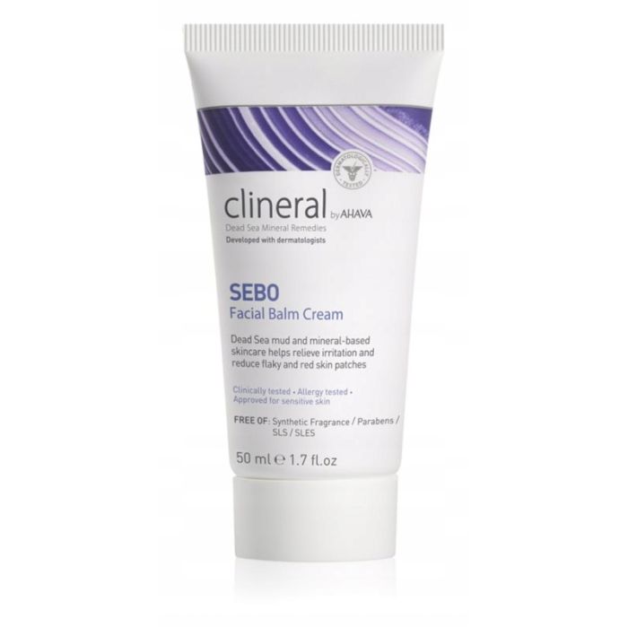 Ahava Clineral SEBO odżywczy, łagodzący krem do twarzy o dzłałaniu nawilżającym 50ml