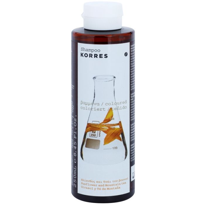 Korres Hair Sunflower and Mountain tea szampon do włosów farbowanych  250ml