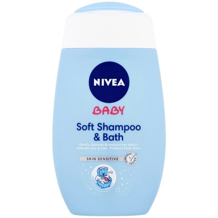 Nivea Baby szampon i piana do kąpieli 2w1 (Soft Shampoo & Bath)  200ml