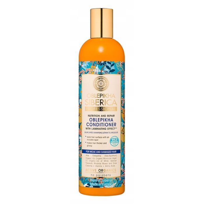 Natura Siberica Sea-Bucktorn odżywka do włosów słabych i zniszczonych 400ml