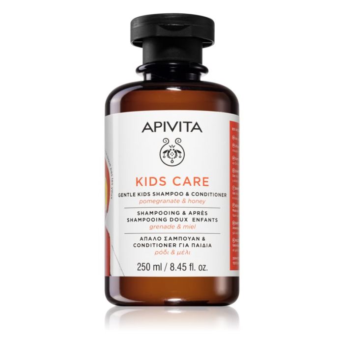 Apivita Kids Care Pomegranate & Honey szampon z odżywką 2 w1 dla dzieci 250ml 