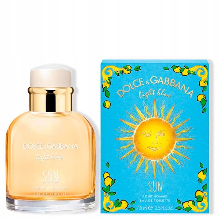 Dolce & Gabbana Light Blue Sun Pour Homme Woda toaletowa 75ml dla Panów