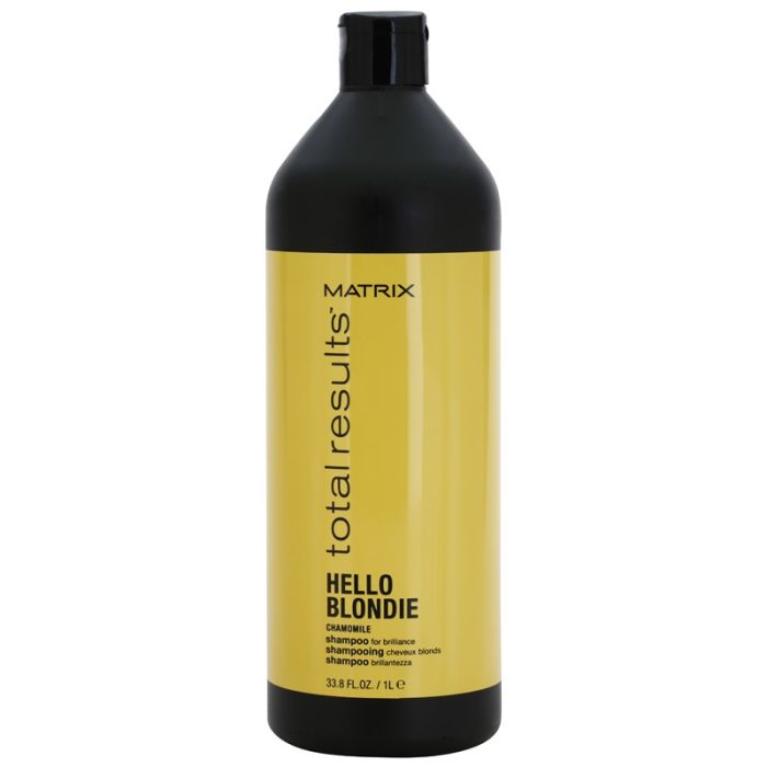 Matrix Total Results Hello Blondie szampon ochronny do włosów blond Chamomile (Softens the Feel of Hair and Detangles for an Enhanced Brilliant Shine)  1000ml