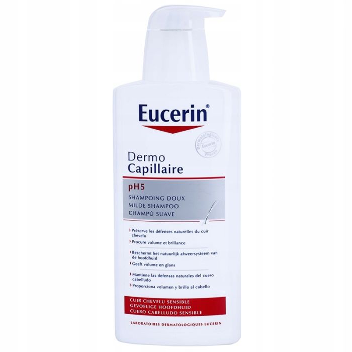 Eucerin DermoCapillaire szampon do skóry wrażliwej (ph5 Shampoo)  400ml