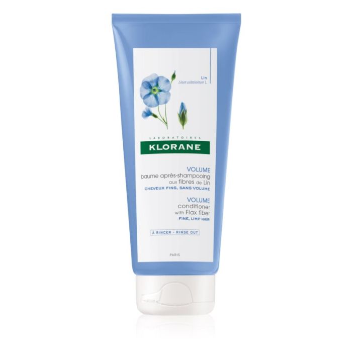 Klorane Flax Fiber odżywka do włosów cienkich i delikatnych 200ml 