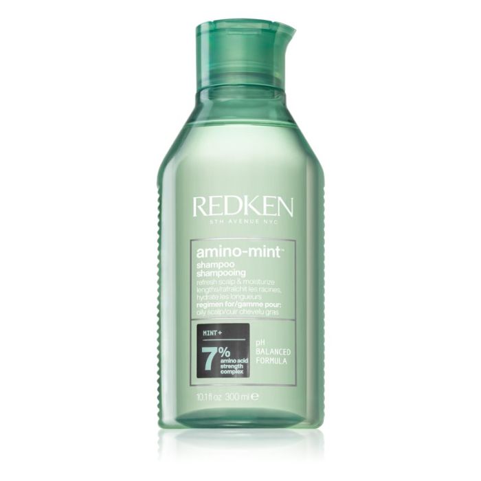 Redken Amino Mint delikatny szampon oczyszczający do włosów z tendencją do przetłuszczania się 300ml 