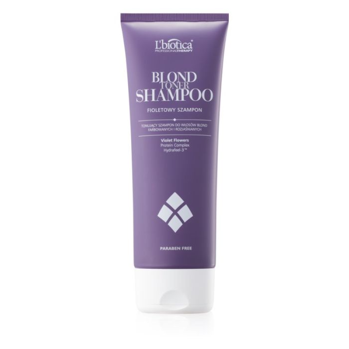 L'biotica Professional Therapy Blond fioletowy szampon tonujący do włosów blond 250ml