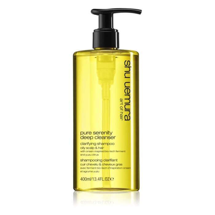 Shu Uemura Deep Cleanser Pure Serenity szampon głęboko oczyszczający do przetłuszczających się włosów i skóry głowy 400ml 