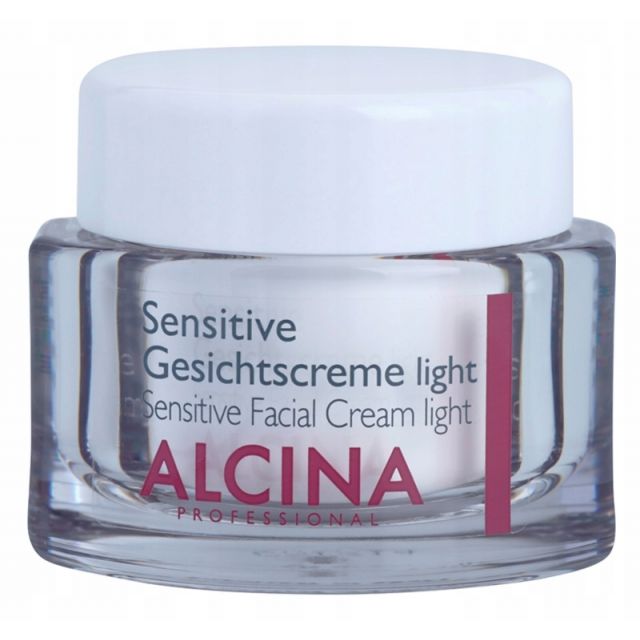 Alcina For Sensitive Skin delikatny krem do twarzy do złagodzenia i wzmocnienia skóry wrażliwej 50ml