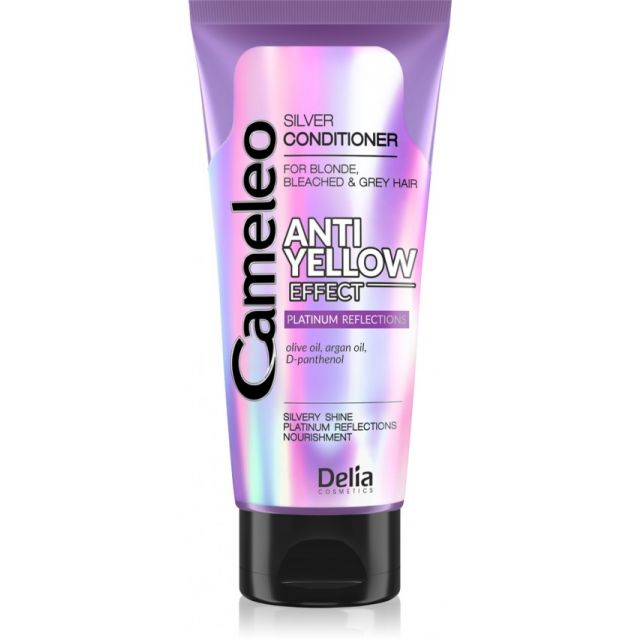 Delia Cosmetics Cameleo Silver odżywka do włosów blond i siwych neutralizujący żółtawe odcienie 200ml