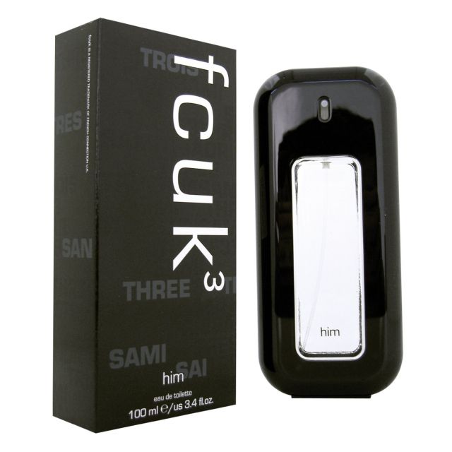 FCUK 3 woda toaletowa 100ml dla Panów