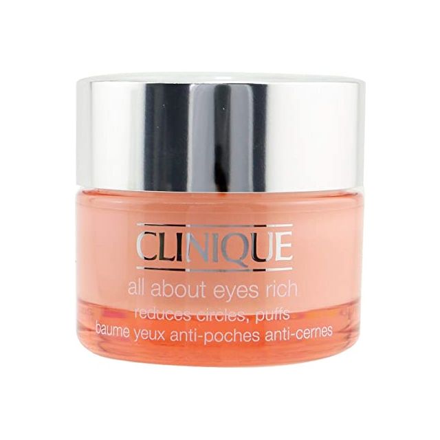 Clinique All About Eyes Rich krem pod oczy przeciw zmarszczokom, obrzękom i cieniom 30ml
