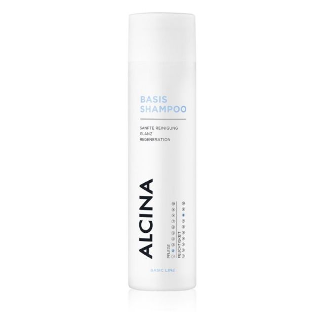 Alcina Basic Line szampon upiększający i regenerujący do wszystkich rodzajów włosów 250ml 