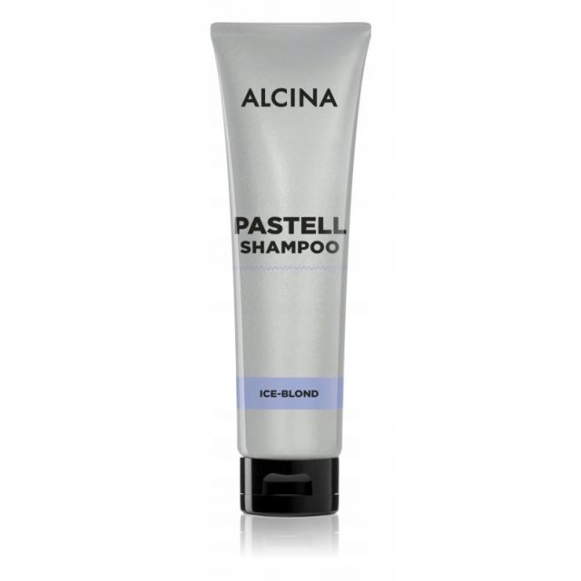 Alcina Pastell orzeźwiający szampon do włosów rozjaśnionych, z pasemkami w odcieniu chłodnego blondu 150ml